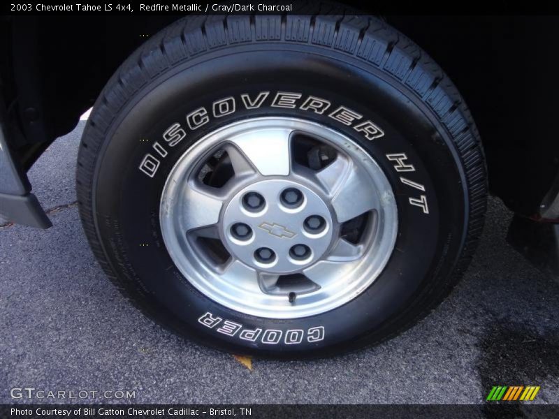 Redfire Metallic / Gray/Dark Charcoal 2003 Chevrolet Tahoe LS 4x4