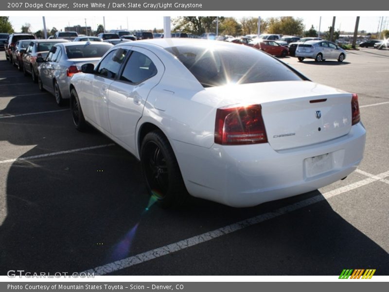 Stone White / Dark Slate Gray/Light Graystone 2007 Dodge Charger