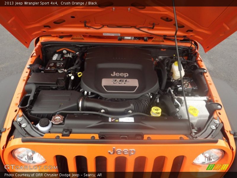 Crush Orange / Black 2013 Jeep Wrangler Sport 4x4
