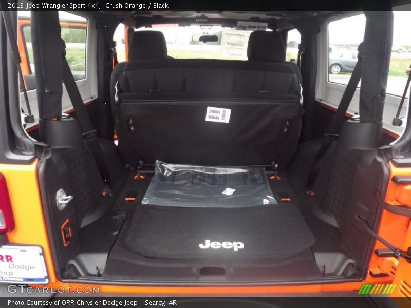 Crush Orange / Black 2013 Jeep Wrangler Sport 4x4