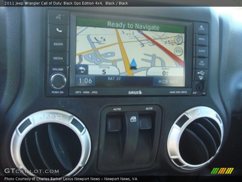 Navigation of 2011 Wrangler Call of Duty: Black Ops Edition 4x4
