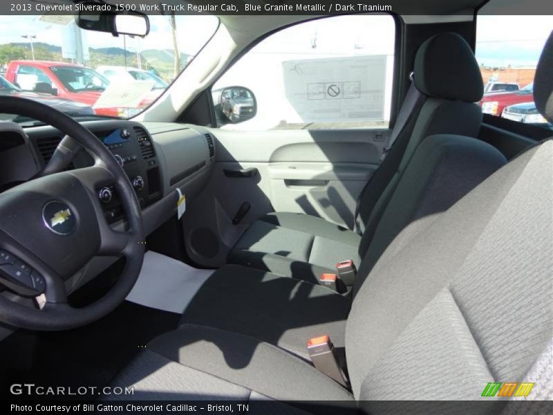 Blue Granite Metallic / Dark Titanium 2013 Chevrolet Silverado 1500 Work Truck Regular Cab