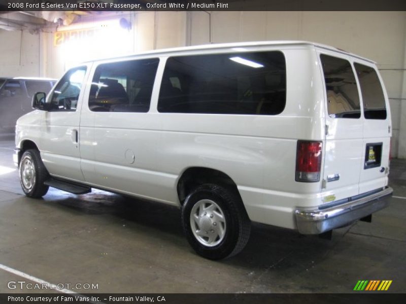 Oxford White / Medium Flint 2008 Ford E Series Van E150 XLT Passenger