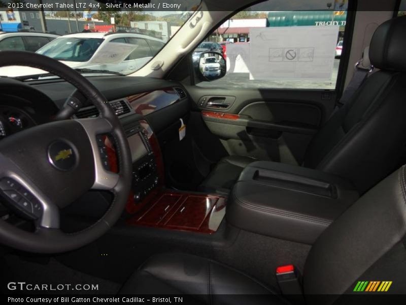 Silver Ice Metallic / Ebony 2013 Chevrolet Tahoe LTZ 4x4