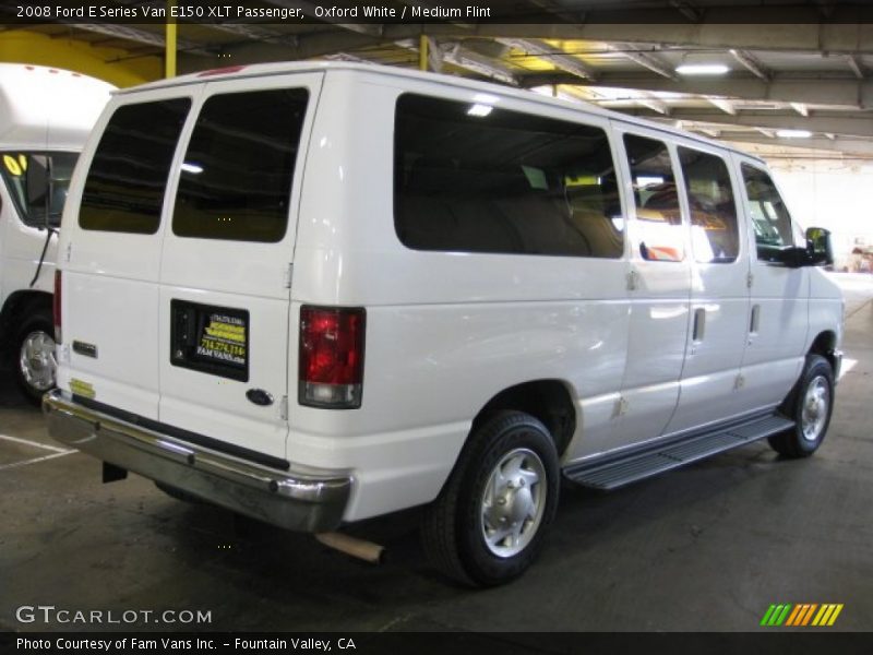 Oxford White / Medium Flint 2008 Ford E Series Van E150 XLT Passenger