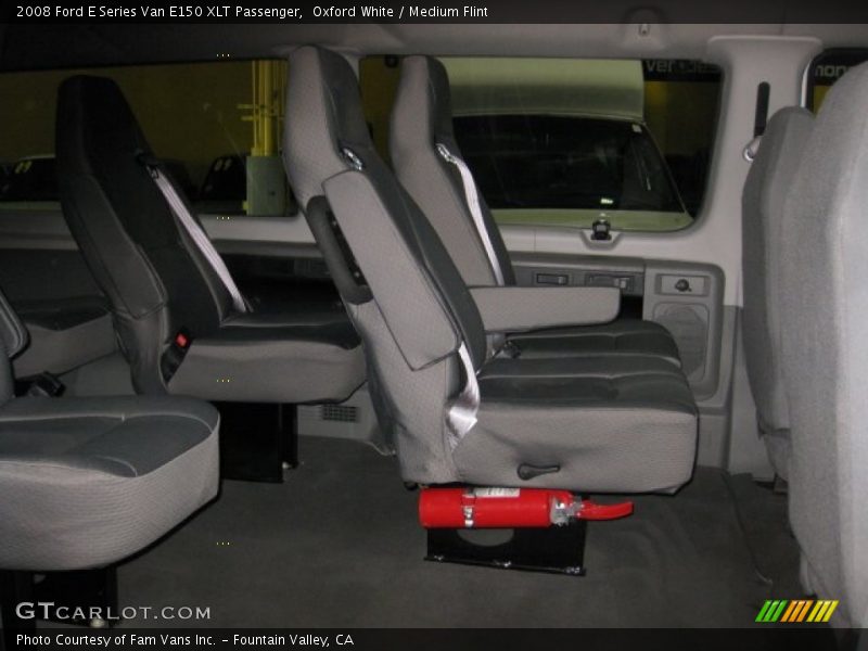 Oxford White / Medium Flint 2008 Ford E Series Van E150 XLT Passenger