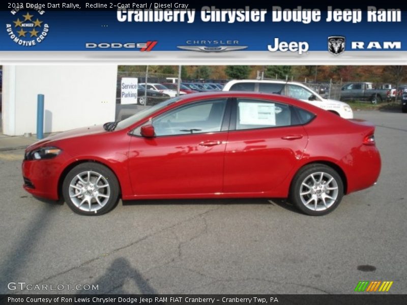 Redline 2-Coat Pearl / Diesel Gray 2013 Dodge Dart Rallye