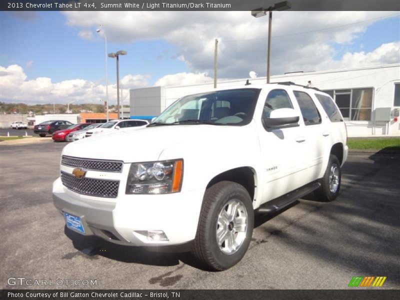 Summit White / Light Titanium/Dark Titanium 2013 Chevrolet Tahoe LT 4x4