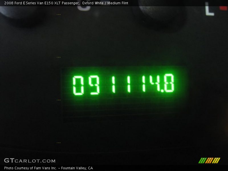 Oxford White / Medium Flint 2008 Ford E Series Van E150 XLT Passenger