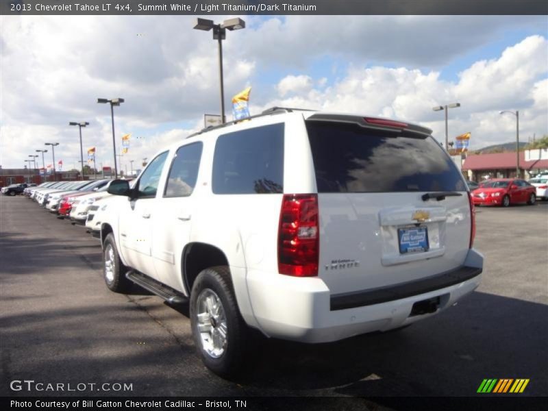 Summit White / Light Titanium/Dark Titanium 2013 Chevrolet Tahoe LT 4x4