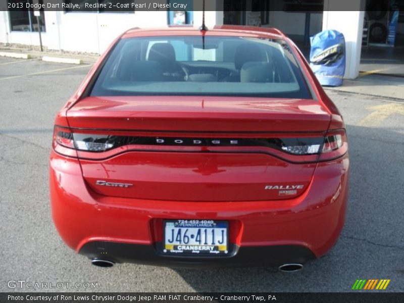 Redline 2-Coat Pearl / Diesel Gray 2013 Dodge Dart Rallye