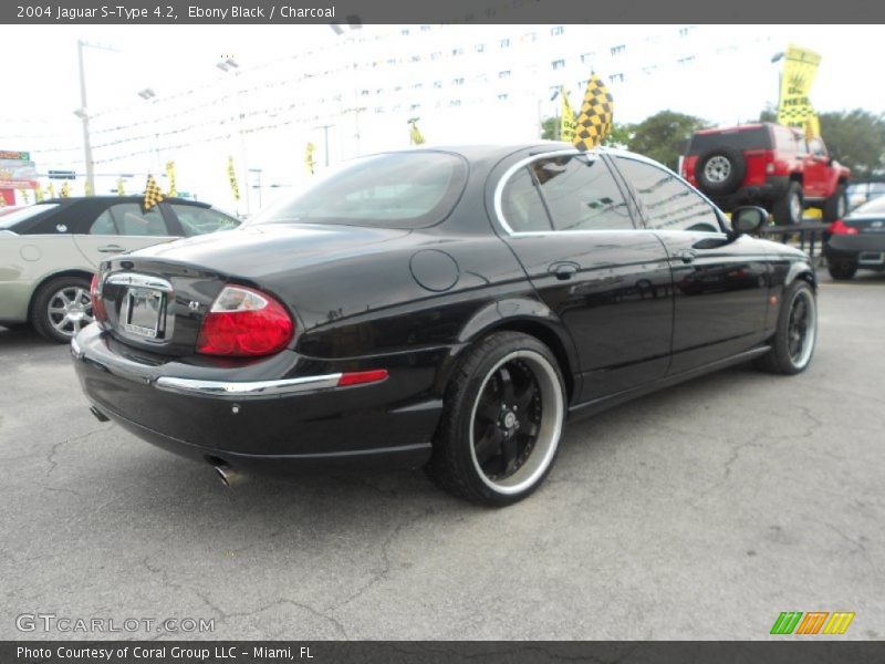 Ebony Black / Charcoal 2004 Jaguar S-Type 4.2