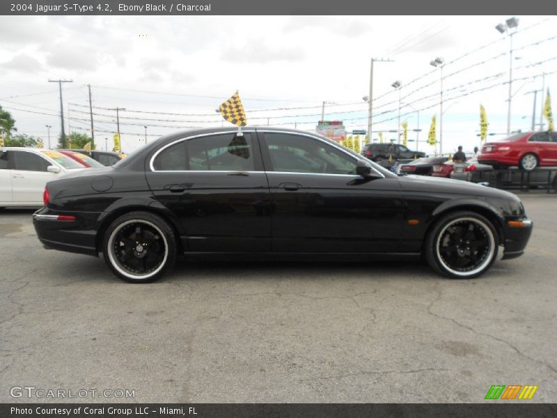 Ebony Black / Charcoal 2004 Jaguar S-Type 4.2