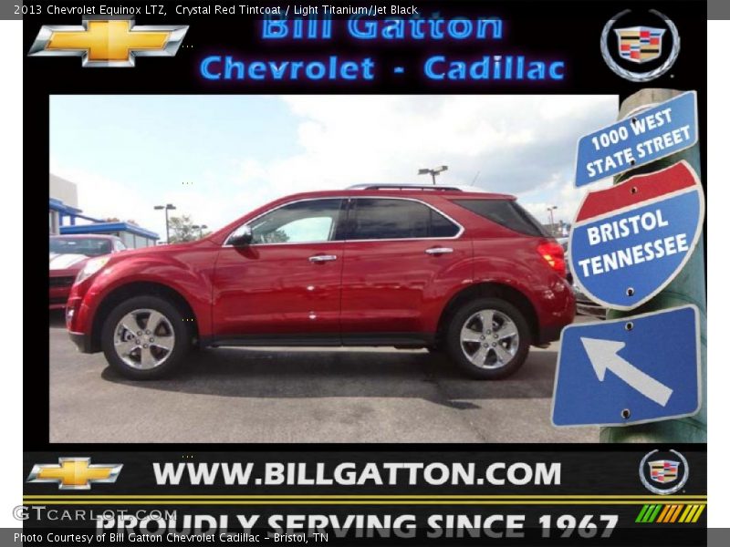 Crystal Red Tintcoat / Light Titanium/Jet Black 2013 Chevrolet Equinox LTZ