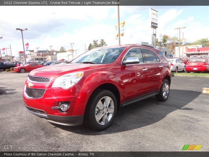 Crystal Red Tintcoat / Light Titanium/Jet Black 2013 Chevrolet Equinox LTZ