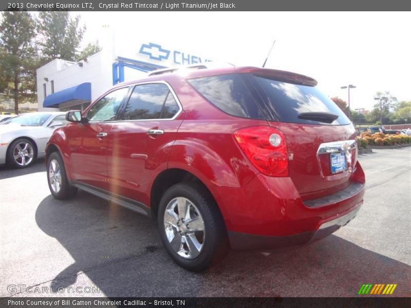Crystal Red Tintcoat / Light Titanium/Jet Black 2013 Chevrolet Equinox LTZ