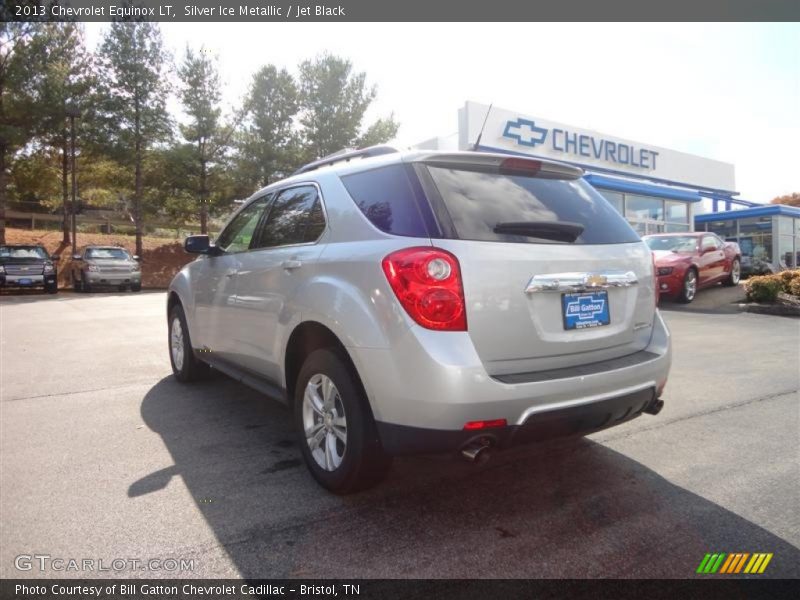 Silver Ice Metallic / Jet Black 2013 Chevrolet Equinox LT