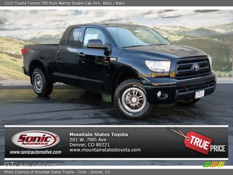 Black / Black 2013 Toyota Tundra TRD Rock Warrior Double Cab 4x4