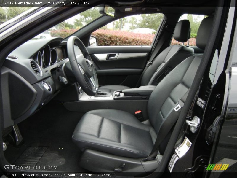  2012 C 250 Sport Black Interior