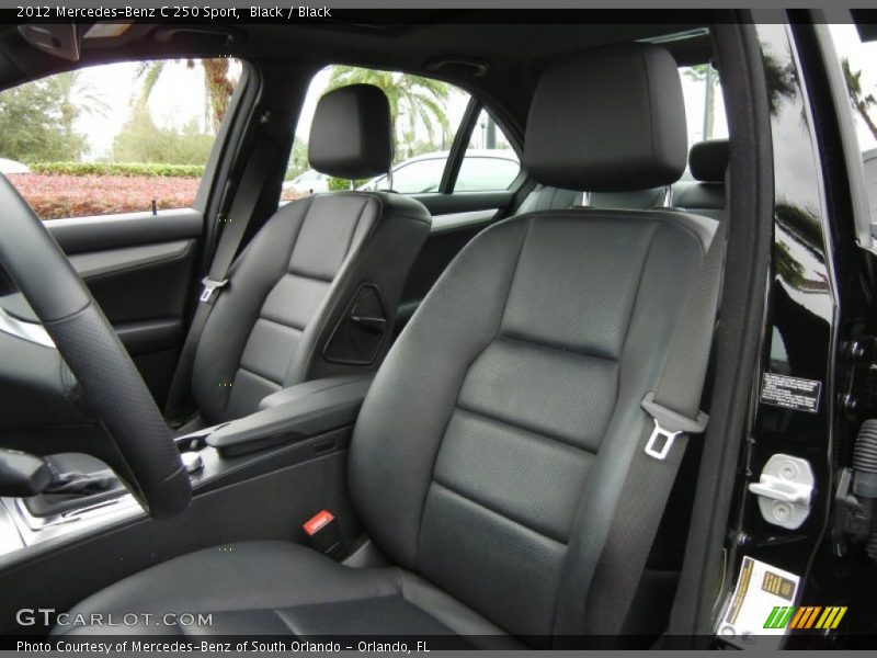  2012 C 250 Sport Black Interior