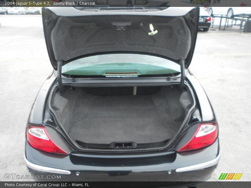 Ebony Black / Charcoal 2004 Jaguar S-Type 4.2