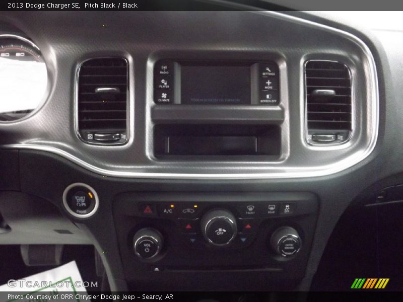 Pitch Black / Black 2013 Dodge Charger SE