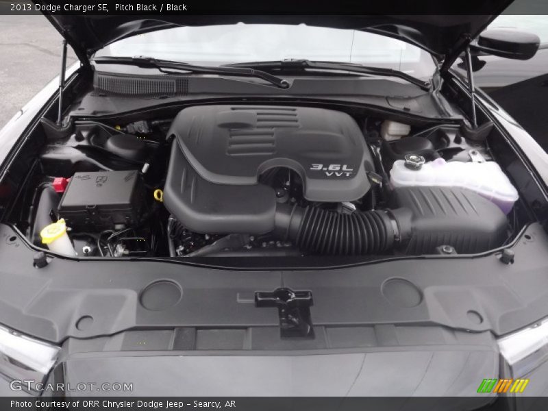 Pitch Black / Black 2013 Dodge Charger SE