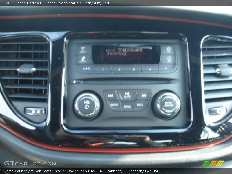 Bright Silver Metallic / Black/Ruby Red 2013 Dodge Dart SXT