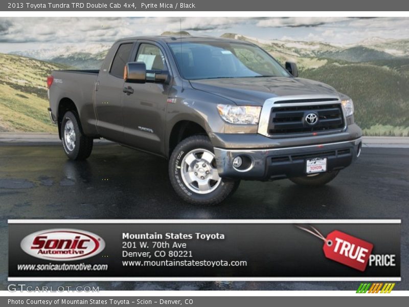 Pyrite Mica / Black 2013 Toyota Tundra TRD Double Cab 4x4