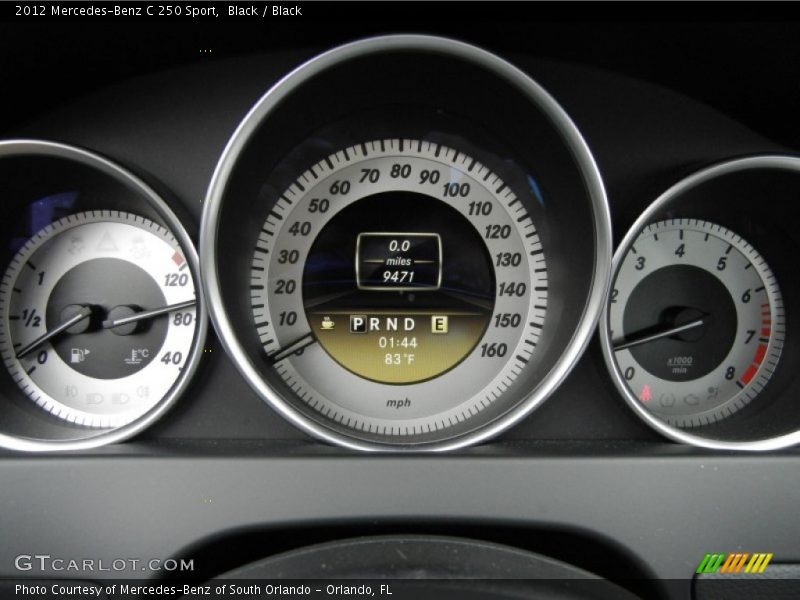  2012 C 250 Sport 250 Sport Gauges