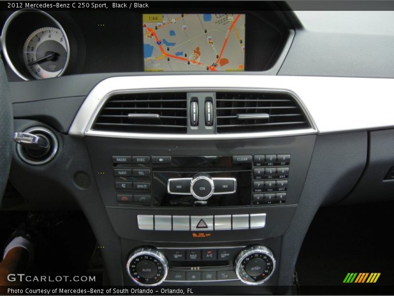 Controls of 2012 C 250 Sport