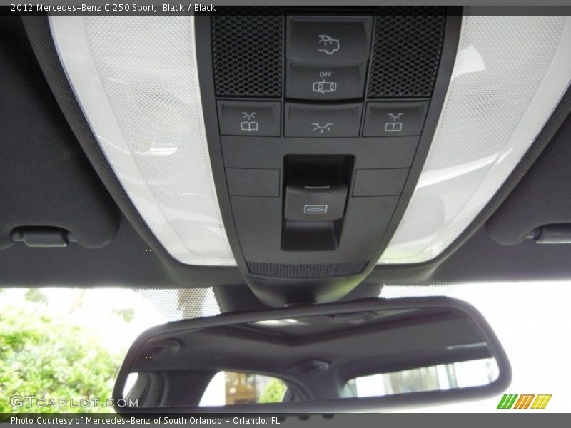 Black / Black 2012 Mercedes-Benz C 250 Sport