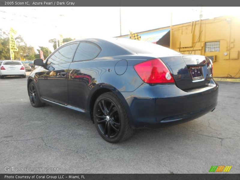 Azure Pearl / Dark Gray 2005 Scion tC