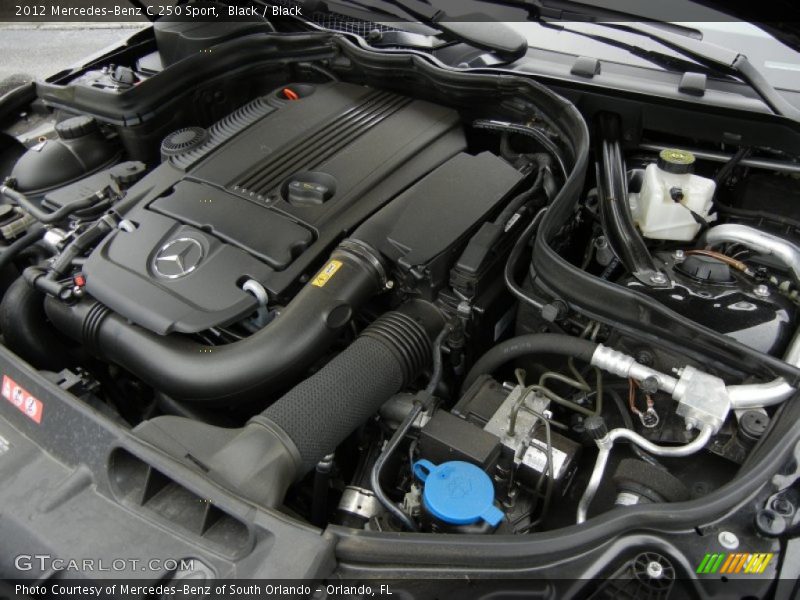  2012 C 250 Sport Engine - 1.8 Liter Turbocharged DI DOHC 16-Valve VVT 4 Cylinder