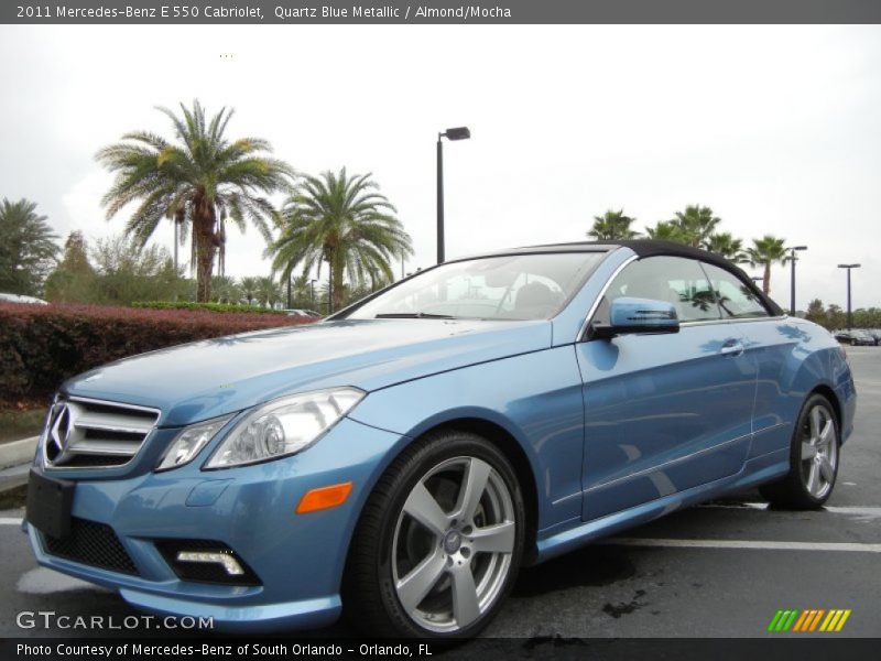 Front 3/4 View of 2011 E 550 Cabriolet