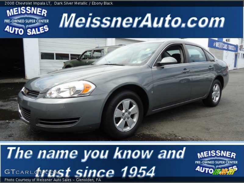 Dark Silver Metallic / Ebony Black 2008 Chevrolet Impala LT