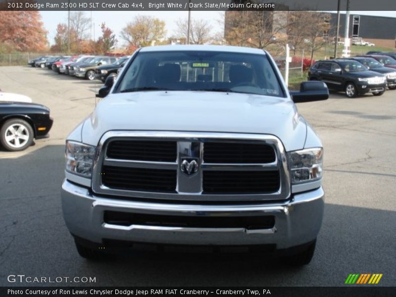 Bright White / Dark Slate/Medium Graystone 2012 Dodge Ram 2500 HD SLT Crew Cab 4x4