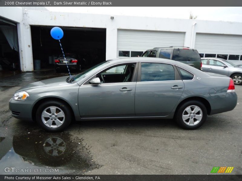 Dark Silver Metallic / Ebony Black 2008 Chevrolet Impala LT