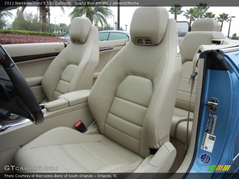 Front Seat of 2011 E 550 Cabriolet
