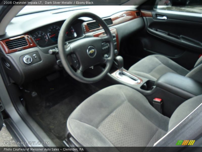 Dark Silver Metallic / Ebony Black 2008 Chevrolet Impala LT