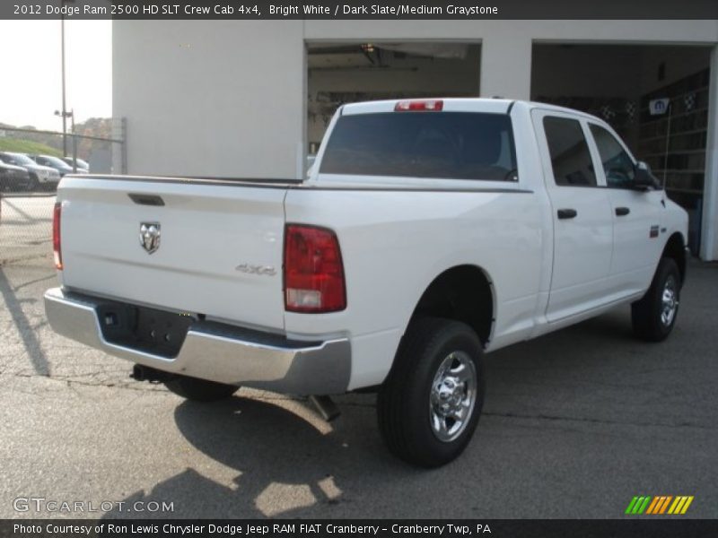 Bright White / Dark Slate/Medium Graystone 2012 Dodge Ram 2500 HD SLT Crew Cab 4x4