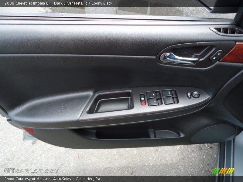 Dark Silver Metallic / Ebony Black 2008 Chevrolet Impala LT