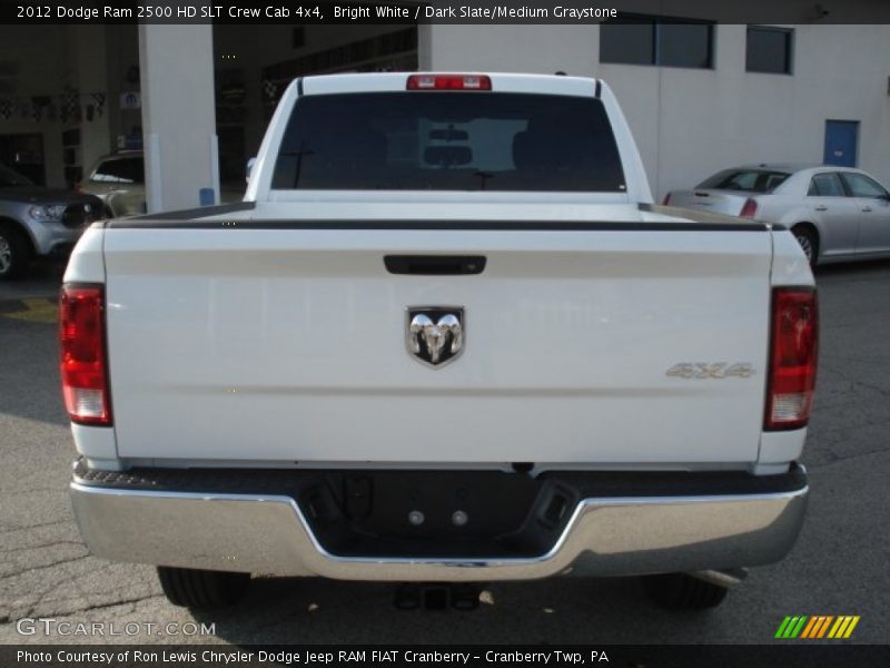 Bright White / Dark Slate/Medium Graystone 2012 Dodge Ram 2500 HD SLT Crew Cab 4x4