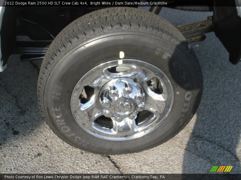 Bright White / Dark Slate/Medium Graystone 2012 Dodge Ram 2500 HD SLT Crew Cab 4x4