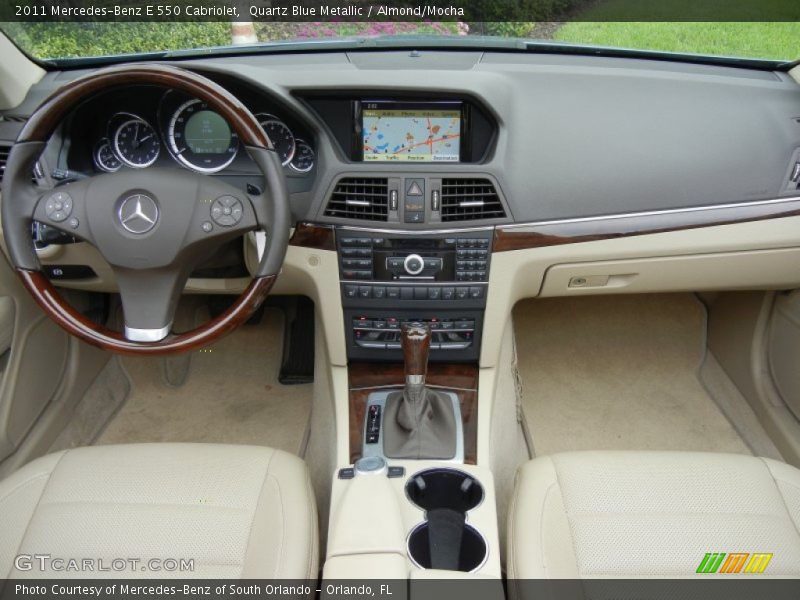 Dashboard of 2011 E 550 Cabriolet