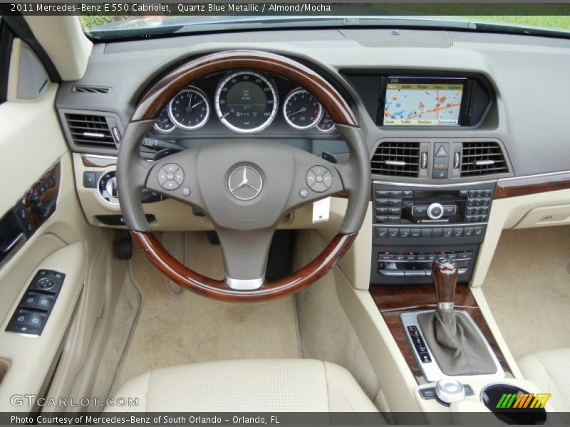 Dashboard of 2011 E 550 Cabriolet