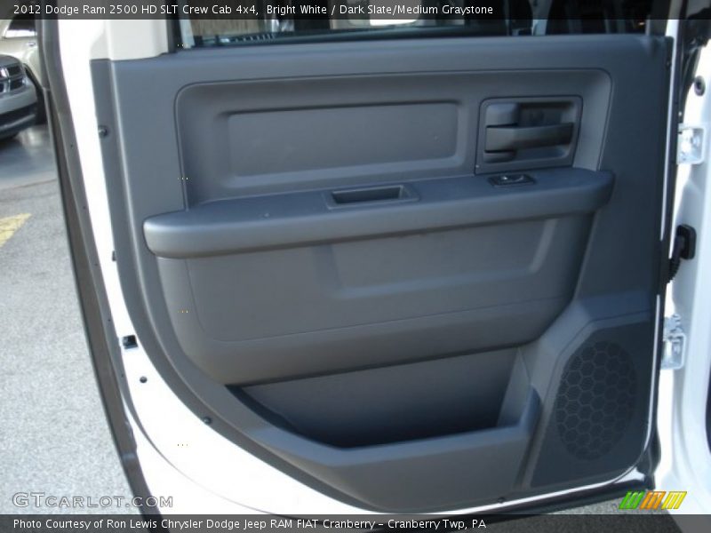 Bright White / Dark Slate/Medium Graystone 2012 Dodge Ram 2500 HD SLT Crew Cab 4x4