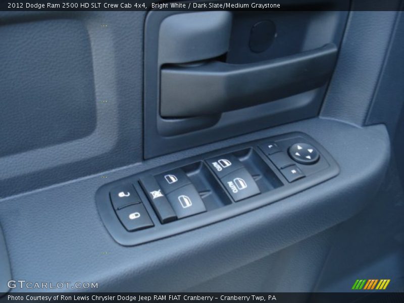 Bright White / Dark Slate/Medium Graystone 2012 Dodge Ram 2500 HD SLT Crew Cab 4x4