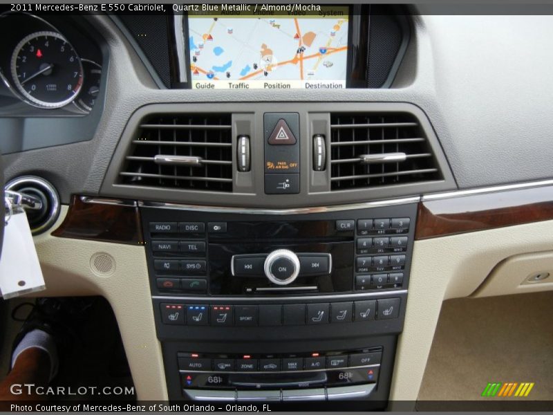 Controls of 2011 E 550 Cabriolet