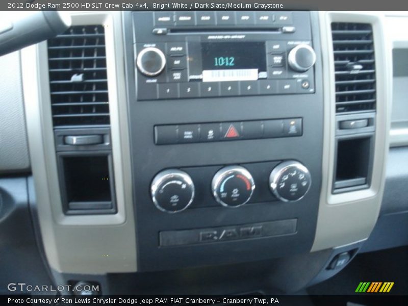 Bright White / Dark Slate/Medium Graystone 2012 Dodge Ram 2500 HD SLT Crew Cab 4x4
